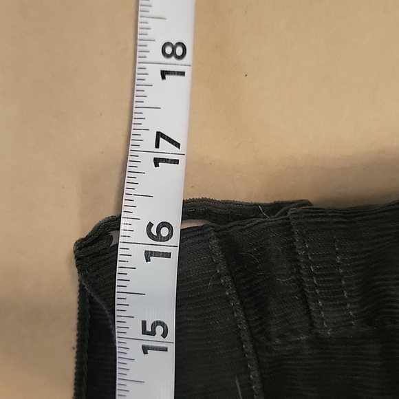 GAP Denim Size 12/31R Dark Charcoal Gray True Skinny Corduroy Pants, EUC - Picture 7 of 14